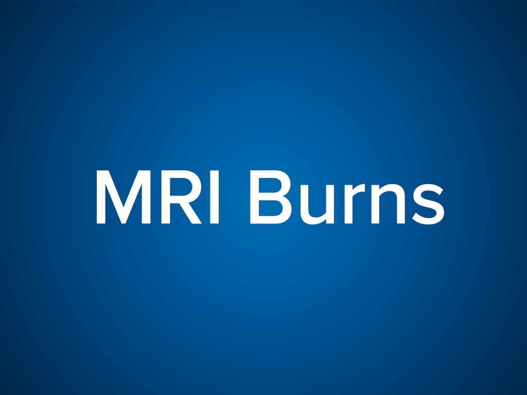 Burns in MRI (CE) 2019