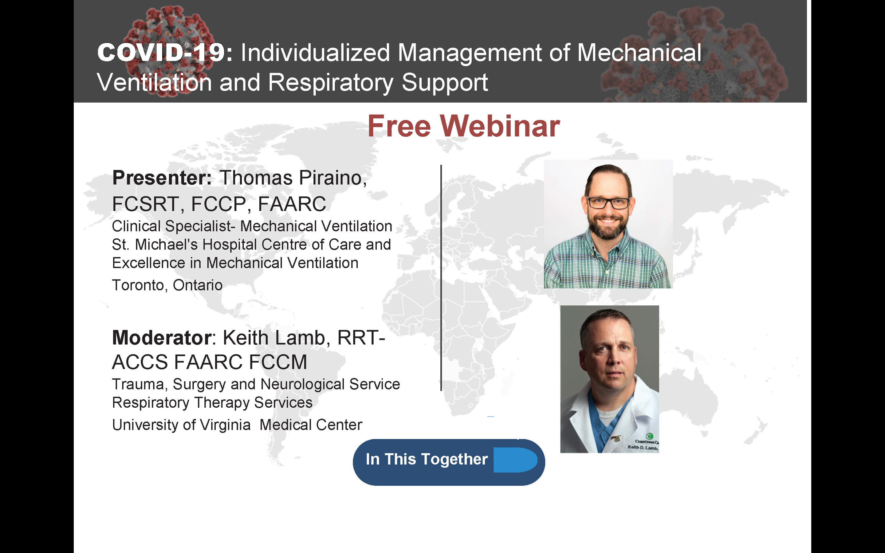 COVID-19: Individualized Management of Mechanical Ventilation and Respiratory Support