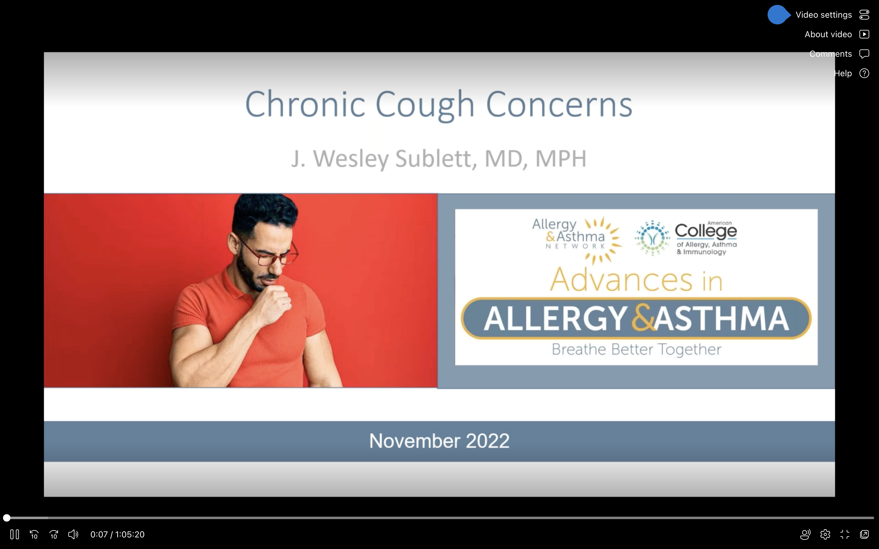 Chronic Cough Concerns