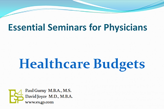Healthcare Budgets (CME)