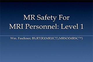 Basic MRI Safety for 1st Responders 2016