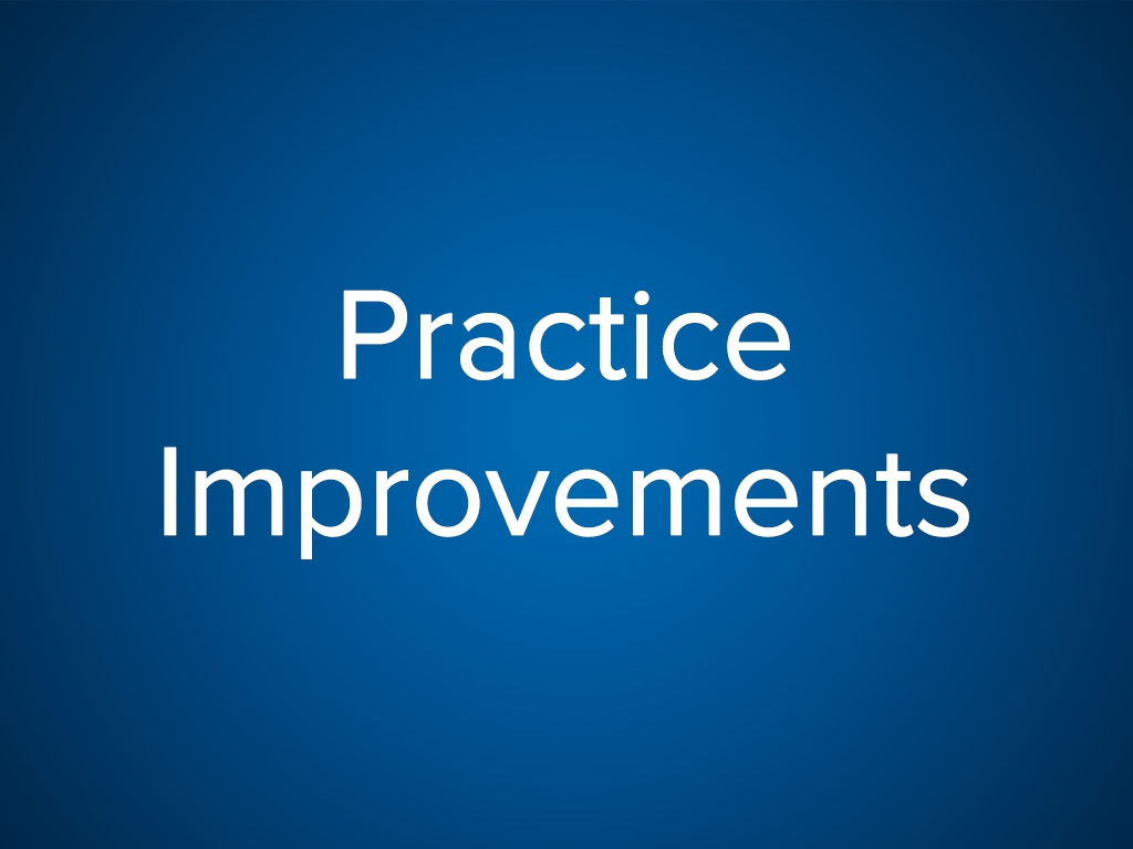 Session 3: Practice Improvements (Free)